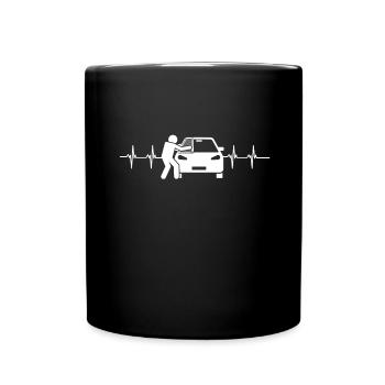 Mobile Car Polisher Waxer Interior Car Detailer - Tasse einfarbig - Schwarz - Vorne