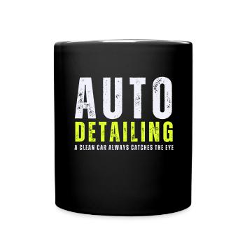 Mobile Car Polisher Waxer Interior Car Detailer - Tasse einfarbig - Schwarz - Vorne