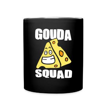Amateurs de fromage - Funny Gouda Squad - Mug uni - noir - Devant