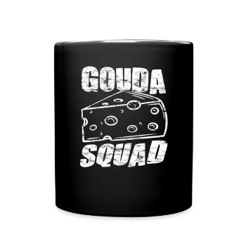 Amateurs de fromage - Funny Gouda Squad - Mug uni - noir - Devant