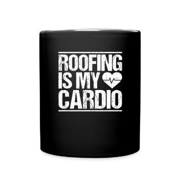 Dachdecker Dachdeckerei Dachdecken Roofer Roofing - Full Colour Mug - black - Front