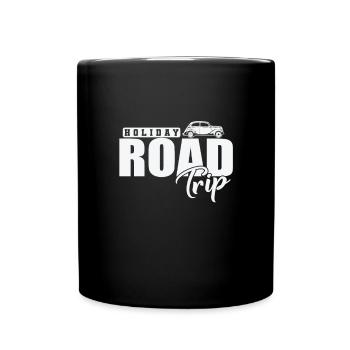 Holiday Road Trip Holiday Leisure Holidays - Full Colour Mug - black - Front