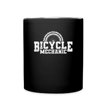 Profession de mécanicien de vélo Mécanicien de deux-roues - Mug uni - noir - Devant