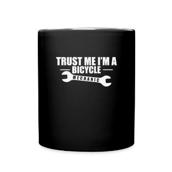 Croyez-moi, je suis mécanicien de vélo deux-roues mécanicien - Mug uni - noir - Devant