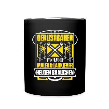 Échafaudage Échafaudage Échafaudage Échafaudage - Mug uni - noir - Devant