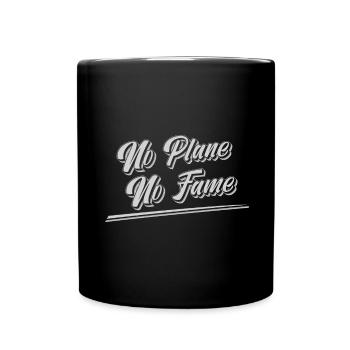 Airline Pilot Kein Flugzeug Kein Ruhm - Tasse einfarbig - Schwarz - Vorne