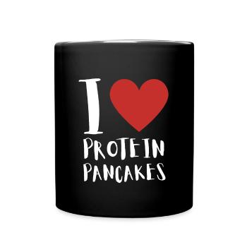 Syrup For Pancakes Flipping Flapjack Breakfast - Full Colour Mug - black - Front