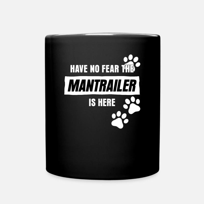 Mantrailing Suchhund Spürhund Mantrailer - Tasse einfarbig - Schwarz