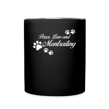 Mantrailing Sniffer Chien de recherche De chien Mantrailer - Mug uni - noir - Devant