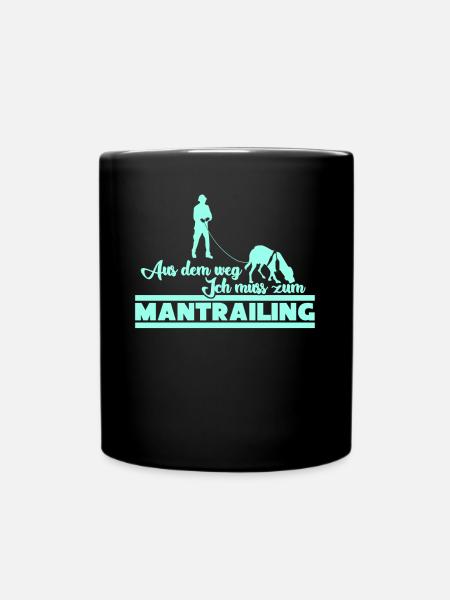Mantrailing Recherche Chiens Mantrailer - Mug uni - noir