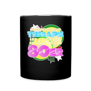 80s Disco 1980 Back to the 80s - Full Colour Mug - black - Front