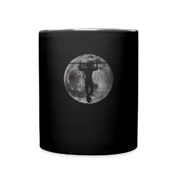 Calisthenics Logo Klimmzug Fitness Workout - Tasse einfarbig - Schwarz - Vorne
