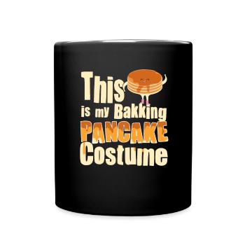 Costume de cuisson de crêpes - Crêpe drôle - Mug uni - noir - Devant