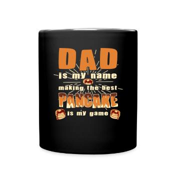 Papa est mon nom - Funny Pancake Maker - Mug uni - noir - Devant