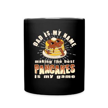 Papa est mon nom - Funny Pancake Maker - Mug uni - noir - Devant