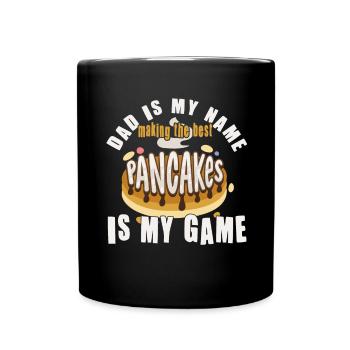 Papa est mon nom - Funny Pancake Maker - Mug uni - noir - Devant