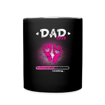 Grossesse Garçon ou Fille 2023 - Mug uni - noir - Devant