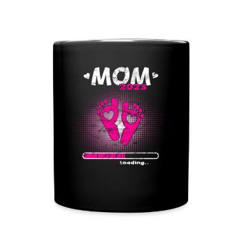 Grossesse Garçon ou Fille 2023 - Mug uni - noir - Devant
