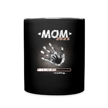Grossesse Garçon ou Fille 2023 - Mug uni - noir - Devant