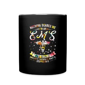 Nothing scares me - EMS - Full Colour Mug - black - Front