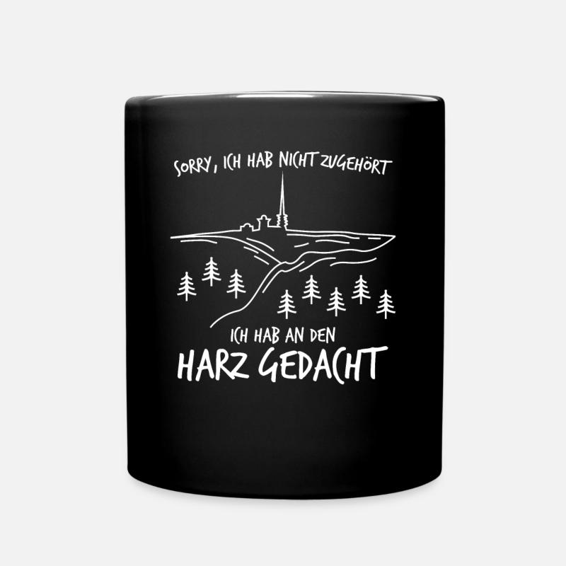 Harz Torfhaus Brocken Brockenbahn Harzer - Tasse einfarbig - Schwarz