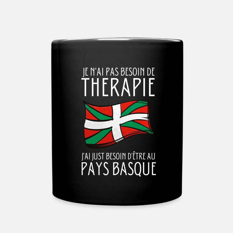 Euskal Presoak Euskal Herria Basque Country - Full Colour Mug - black