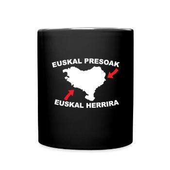 Euskal Presoak Euskal Herria Basque Country - Full Colour Mug - black - Front