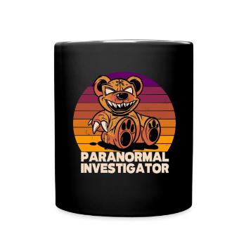 Ghost Hunting Paranormal Investigator - Full Colour Mug - black - Front