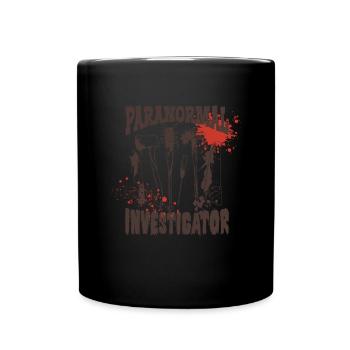 Enquêteur paranormal de chasse aux fantômes - Mug uni - noir - Devant