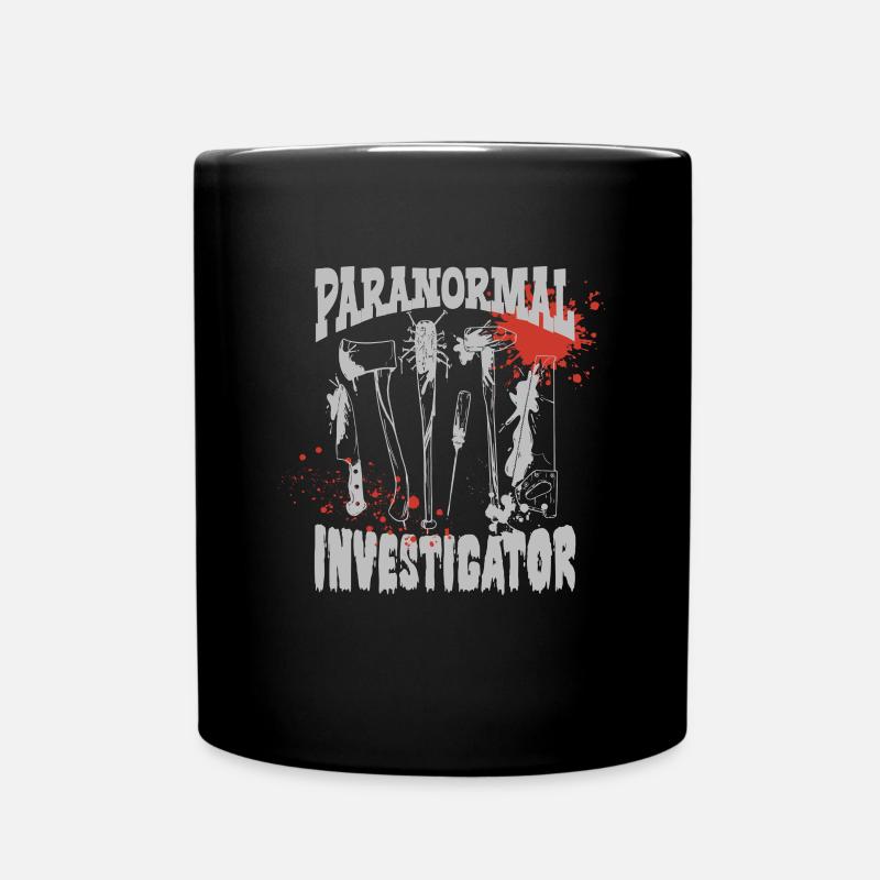 Enquêteur paranormal de chasse aux fantômes - Mug uni - noir
