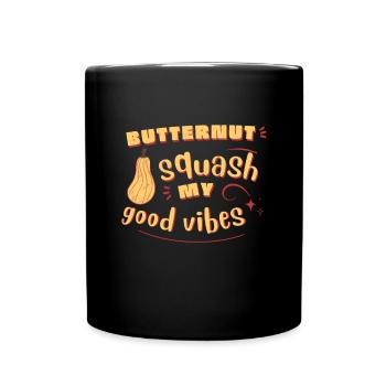 Fresh Farmers Market, Organic Butternut Squash My - Tasse einfarbig - Schwarz - Vorne