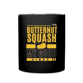 Fresh Farmers Market, Organic Butternut Squash My - Tasse einfarbig - Schwarz - Vorne