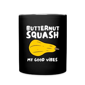 Fresh Farmers Market, Organic Butternut Squash My - Tasse einfarbig - Schwarz - Vorne