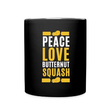Fresh Farmers Market, Organic Butternut Squash My - Tasse einfarbig - Schwarz - Vorne