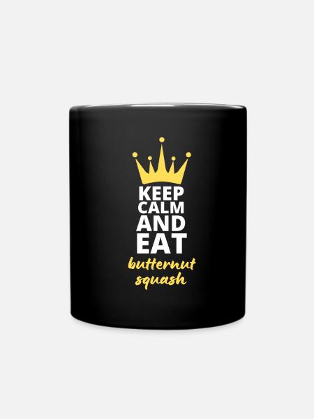 Marché des producteurs frais, Courge musquée biologique My - Mug uni - noir