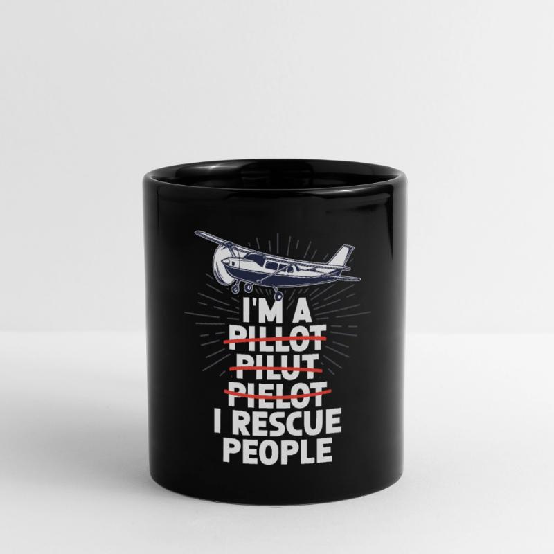 Pilot error for a search and rescue pilot Full Colour Mug