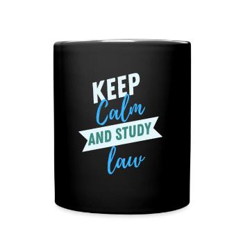Lawyer Student Graduate, Juris Doctorate - Full Colour Mug - black - Front