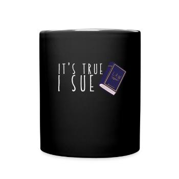 Lawyer Student Graduate, Juris Doctorate - Full Colour Mug - black - Front