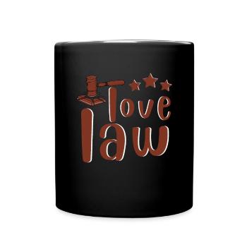 Lawyer Student Graduate, Juris Doctorate - Full Colour Mug - black - Front