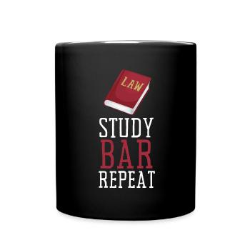 Lawyer Student Graduate, Juris Doctorate - Full Colour Mug - black - Front