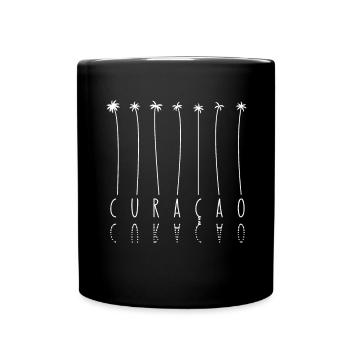 Palm Holiday - Island Curaçao - Full Colour Mug - black - Front