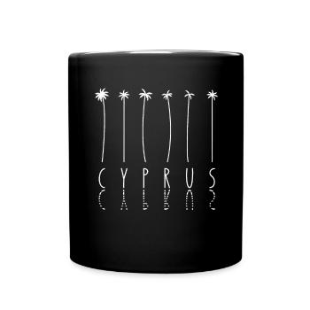 Palm Holiday - Island Cyprus - Full Colour Mug - black - Front