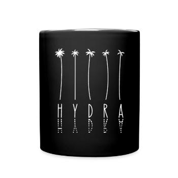 Palm holiday - island Greece Hydra - Full Colour Mug - black - Front