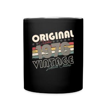 Original October 1976 46th Birthday Gift Cool - Full Colour Mug - black - Front