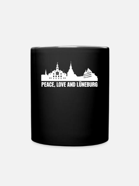 Lüneburg Lüneburger - Tasse einfarbig - Schwarz