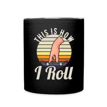 Fingerboard Finger Skateboard Fingerboarding - Mug uni - noir - Devant