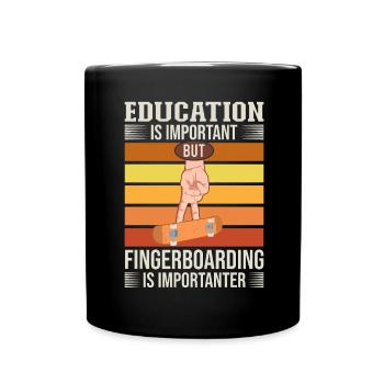 Fingerboard Fingerboarding - Mug uni - noir - Devant