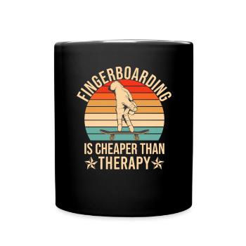 Finger Skateboard Fingerboarding - Mug uni - noir - Devant
