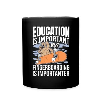 Fingerboard Skating Fingerboarding - Mug uni - noir - Devant