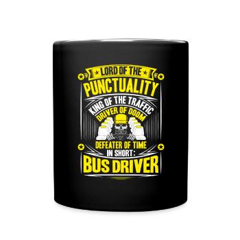 Bus Driver Bus Driver Busman School Bus Driver - Full Colour Mug - black - Front